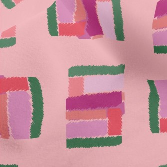 Rectangle Stacking Micro Fleece