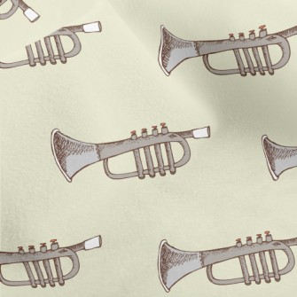 Retro Trumpet Micro Fleece