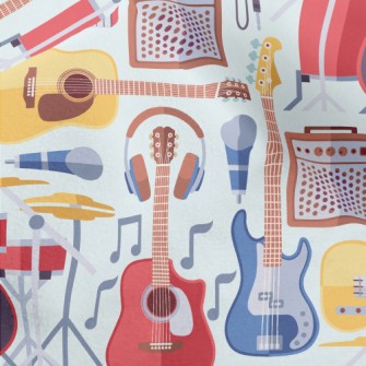 Electric Guitar, Guitar, Elect Micro Fleece