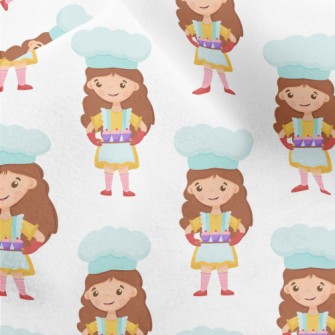 Sweet Girl Chef Micro Fleece