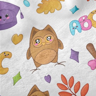 Graduation Hat Owl Minky