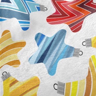 Stripe Gradient Stars Minky