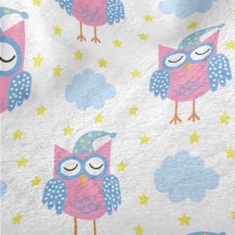 Good Night Closed Eyes Owl Minky