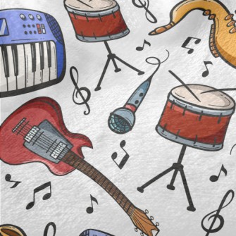 Keyboard, Drums, Guitar Minky