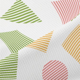 Square Triangle Round Piqué