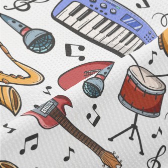 Keyboard, Drums, Guitar Piqué