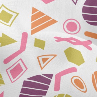 Triangle Square Geometry Circl Lightweight Performance Linen