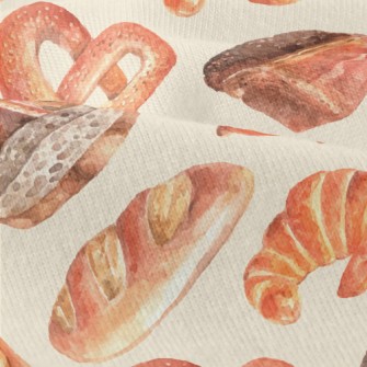Watercolor Realistic Bread Modern Jersey