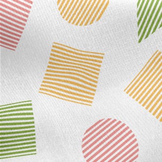 Square Triangle Round Jersey Backed Fleece