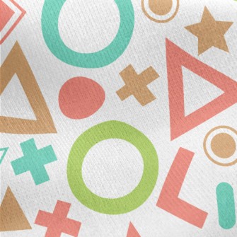 Circle Triangle Intersection Jersey Backed Fleece
