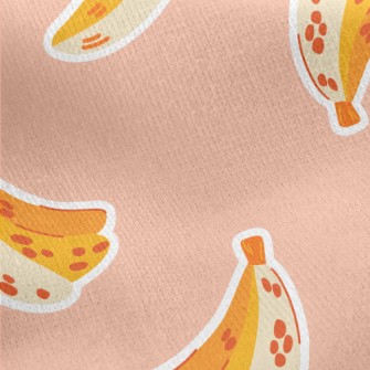 Many Spotted Bananas Jersey Backed Fleece