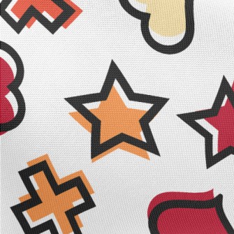 Star Love Cross Pongee