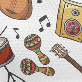 Guitar Speaker Pongee