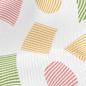 Square Triangle Round Stretch Jersey