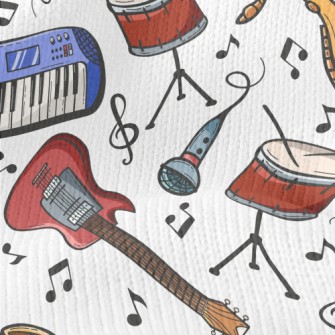 Keyboard, Drums, Guitar Stretch Jersey