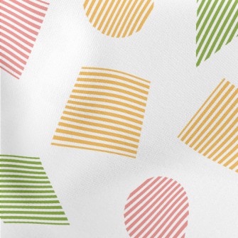 Square Triangle Round Lightweight Cotton Poplin