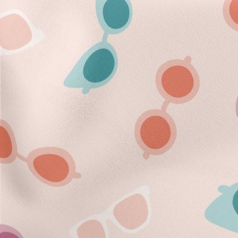 Cute Glasses Lightweight Cotton Poplin