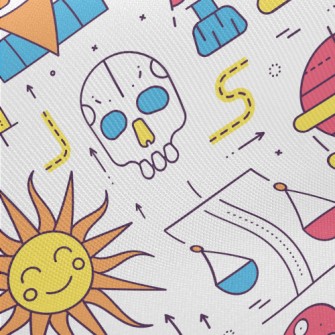 Wizard Witchcraft Divination Midweight Cotton Poplin