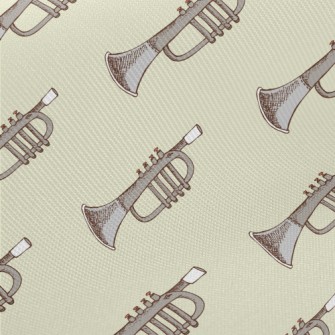 Retro Trumpet Midweight Cotton Poplin