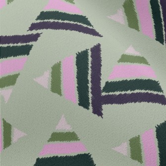 Contrasting Triangles Chiffon