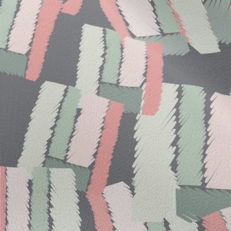 Vertical Stripes Stitching Chiffon