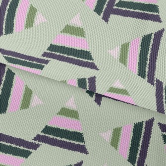 Contrasting Triangles Waterproof Oxford