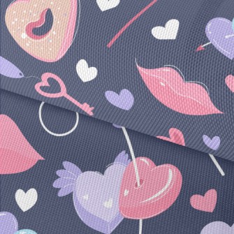Lips Heart Key Waterproof Oxford