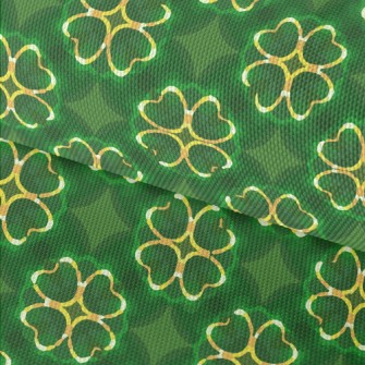 Shiny Clover Waterproof Oxford