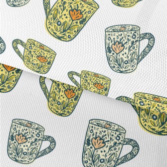 Hand Carved Cup Waterproof Oxford
