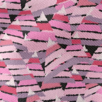 Crayon Style Triangle Waterproof Canvas