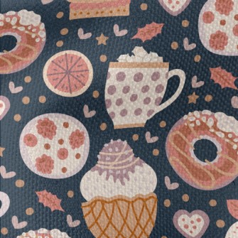 Donut Cake Waterproof Canvas