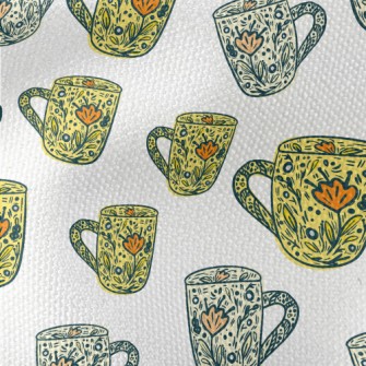 Hand Carved Cup Waterproof Canvas