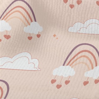 Love Rainbow Clouds Terry