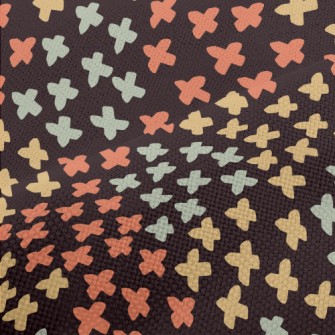 Three Color Cross Symbol Performance Linen