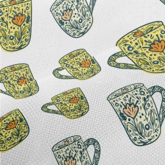 Hand Carved Cup Performance Linen