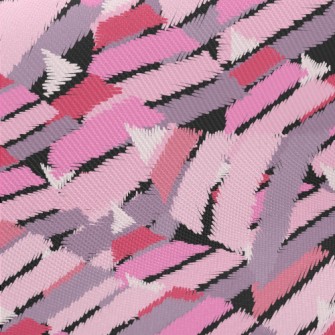 Crayon Style Triangle Twill