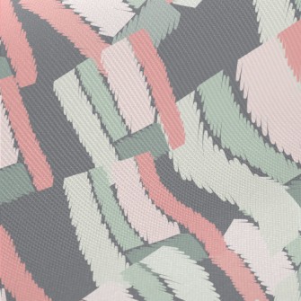 Vertical Stripes Stitching Twill