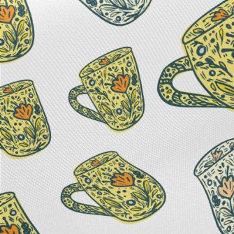 Hand Carved Cup Twill