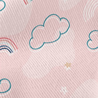 Cute Line Clouds Standard Corduroy