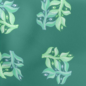 Small Green Leaves Stretch Ponte