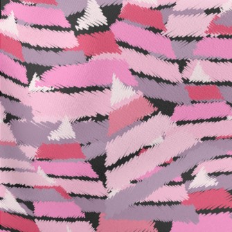 Crayon Style Triangle Stretch Ponte