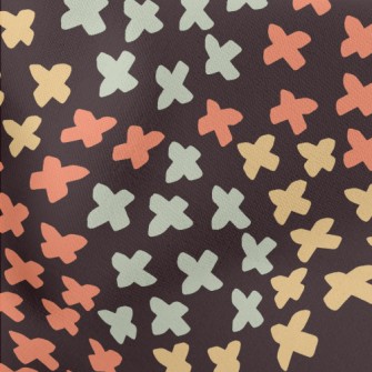 Three Color Cross Symbol Stretch Ponte