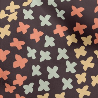 Three Color Cross Symbol Micro Fleece