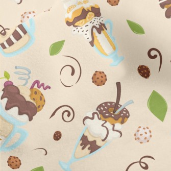 Ice Cream Mix Cake Micro Fleece