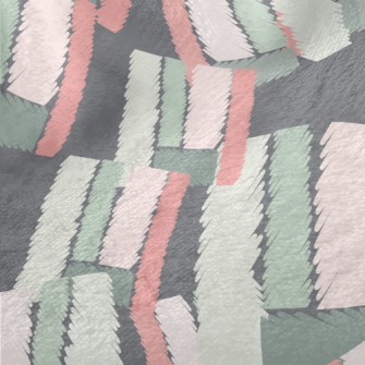 Vertical Stripes Stitching Minky