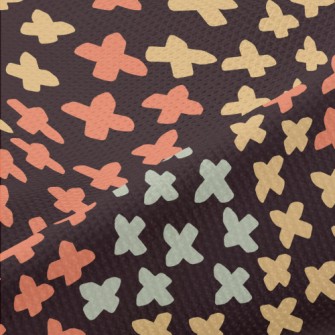 Three Color Cross Symbol Piqué