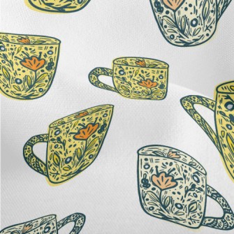 Hand Carved Cup Lightweight Performance Linen