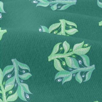 Small Green Leaves Modern Jersey