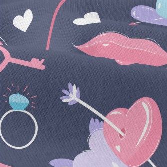 Lips Heart Key Modern Jersey