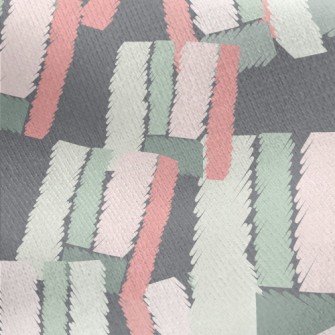 Vertical Stripes Stitching Jersey Backed Fleece